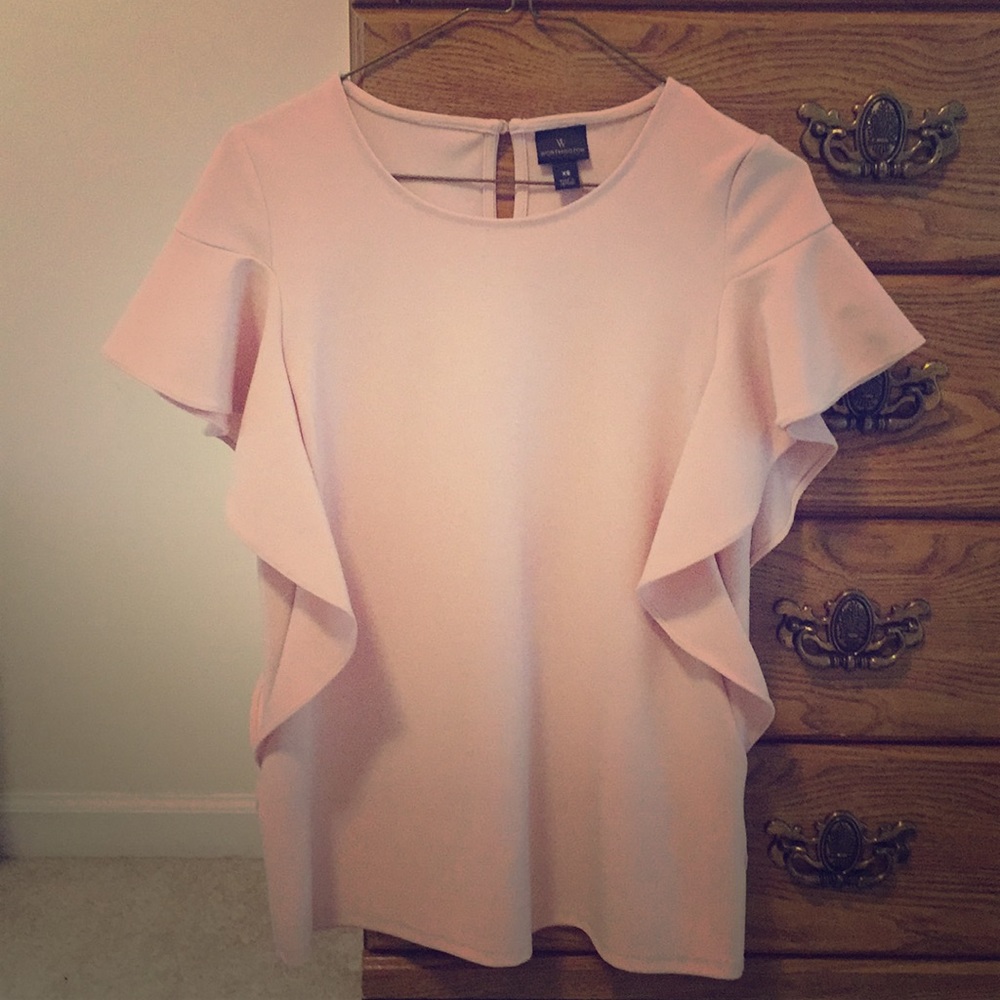 Pink dressy blouse